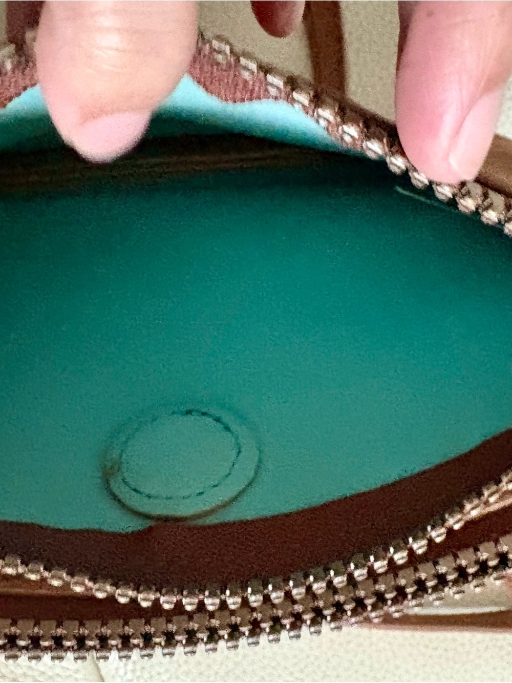 Pendleton Suede Couture Crossbody Bag in Rose Brown - Picture 3 of 7